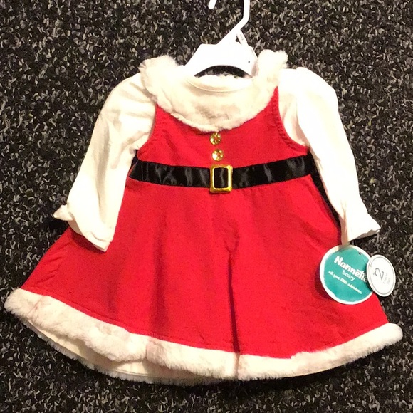 Nannette Baby Other - Adorable baby Christmas Santa Dress